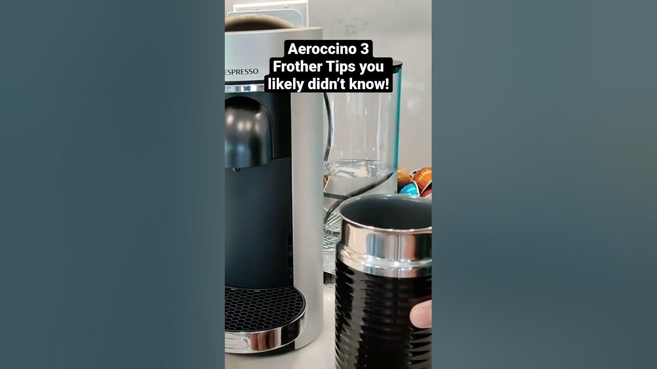 Nespresso Milk Frother Tips (in case you didn't know!)