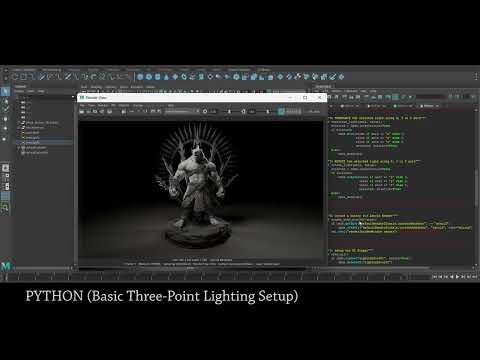Lighting Automation in Maya + Character & Prop Showcase
