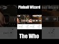 Pinball Wizard The Who Guitar Chords #Shorts