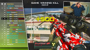 I HIT AN INSANE TRICKSHOT WITH MY EYES CLOSED! (Modded MW2 Trickshotting w/ 20+ KILLCAMS)