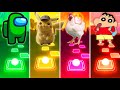 Among Us vs Pikachu vs Chicken vs Shinchan - Tiles Hop EDM Rush