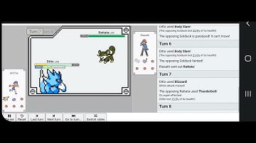 RBY Random Battle - Ditto Sweep