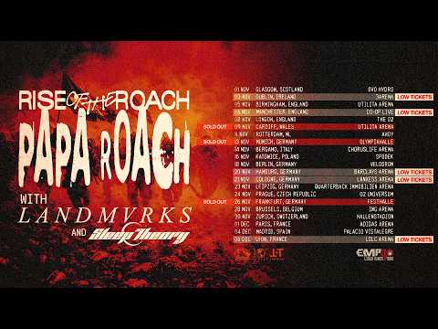 Papa Roach - RISE OF THE ROACH Europe Tour 2026
