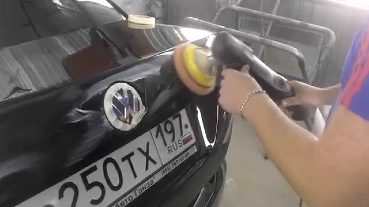 Покраска авто переходом Подробно (часть 6) Полировка - YouTube