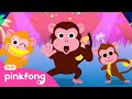 Monkey banana faster     learn english  pinkfong hindi rhymes for children