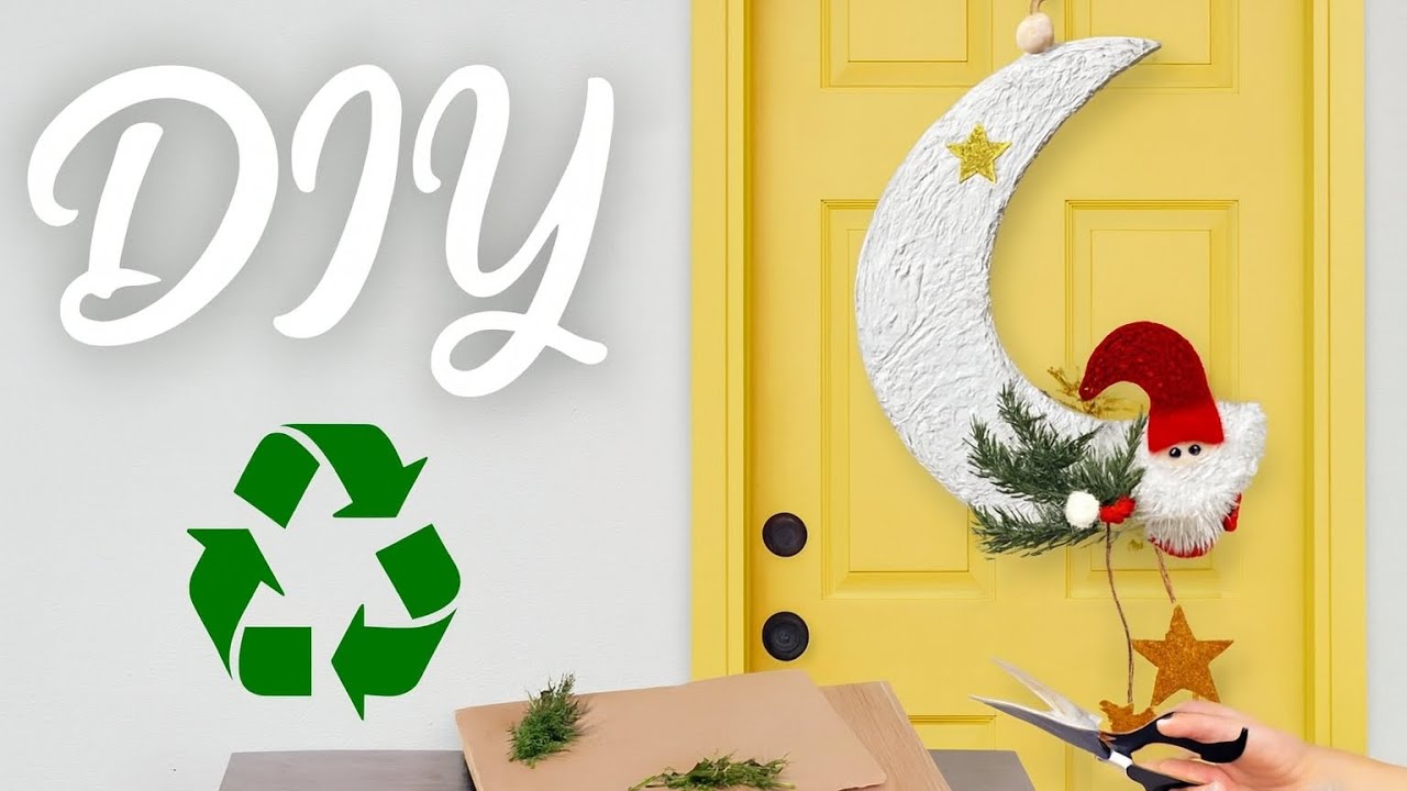 Easy craft with recycling for Christmas decor🎄♻️ Very good idea for sale, decoration and gift🎁