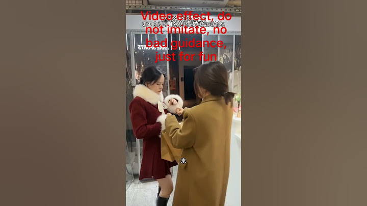 美女圣诞节穿搭技巧！买衣有风险，试穿请谨慎Video effect, do not imitate, no bad guidance, just for fun