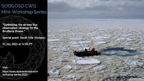 OSD Mini-workshop "Optimizing the air-sea flux observation strategy for the Southern Ocean"