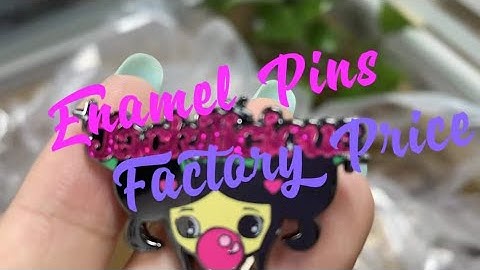 Factory Custom Wholesale Anime Logo Glitter Lapel Soft Hard Enamel Pin