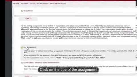 UC eLearn Tutorial   Submit to Chalk n Wire