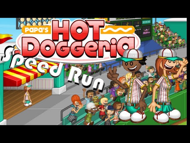 Papa's Hot Doggeria Any% Speedrun - Segment 6 (Former World Record -  9:42:35) 