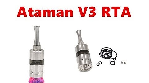 SS316 Ataman V3 style RTA MTL Tank Atomizer from Wejoytech