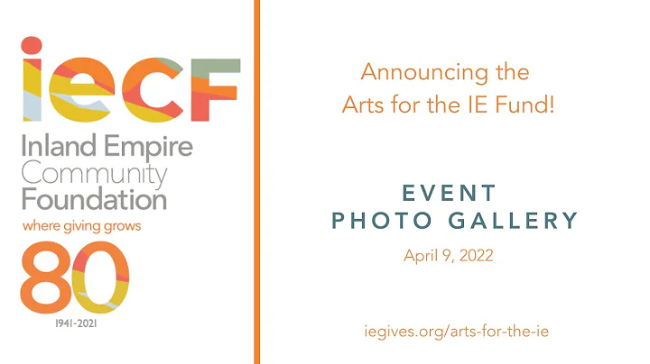 Announcing the Arts for the IE Fund!
