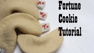 Polymer Clay Fortune Cookie Tutorial