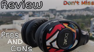 Don't Buy boAt ROCKERZ 550 Before Watching this video🎧 🔥| REVIEW | WIRELESS HEADPHONES | pros & Cons screenshot 1