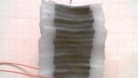 Folded contractile dielectric elastomer actuator