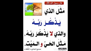 حافظ على ذكرك اليوم من أذكار بعد الصلاة الصباح والمساء