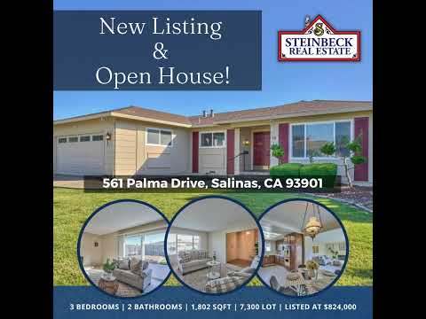 561 Palma Drive, Salinas, CA home video tour