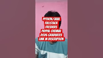 Software Engineer Jobs for Freshers | PayPal 2026 Graduate Hiring