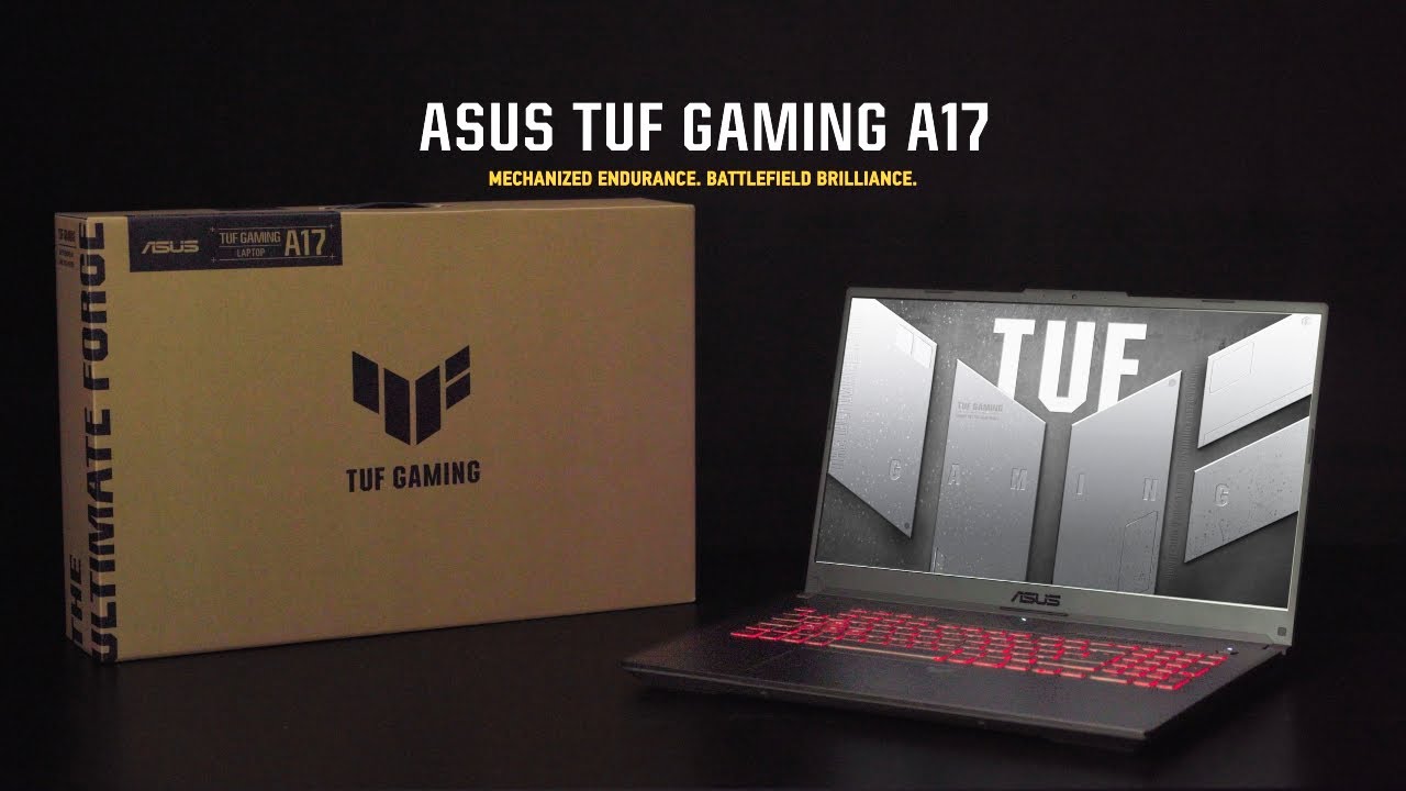 Unboxing the ASUS TUF Gaming A17 (2023) 