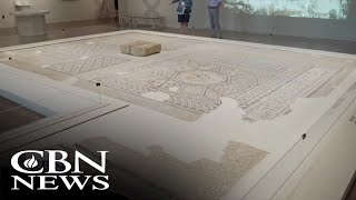 'Beautiful and Significant': Israel's Megiddo Mosaic On Display At Museum of the Bible