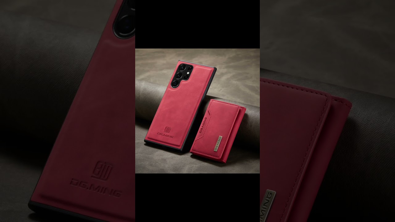 Dgmingcase.com Samsung Galaxy S22 Ultra 2-in-1 Magnetic Wallet Case