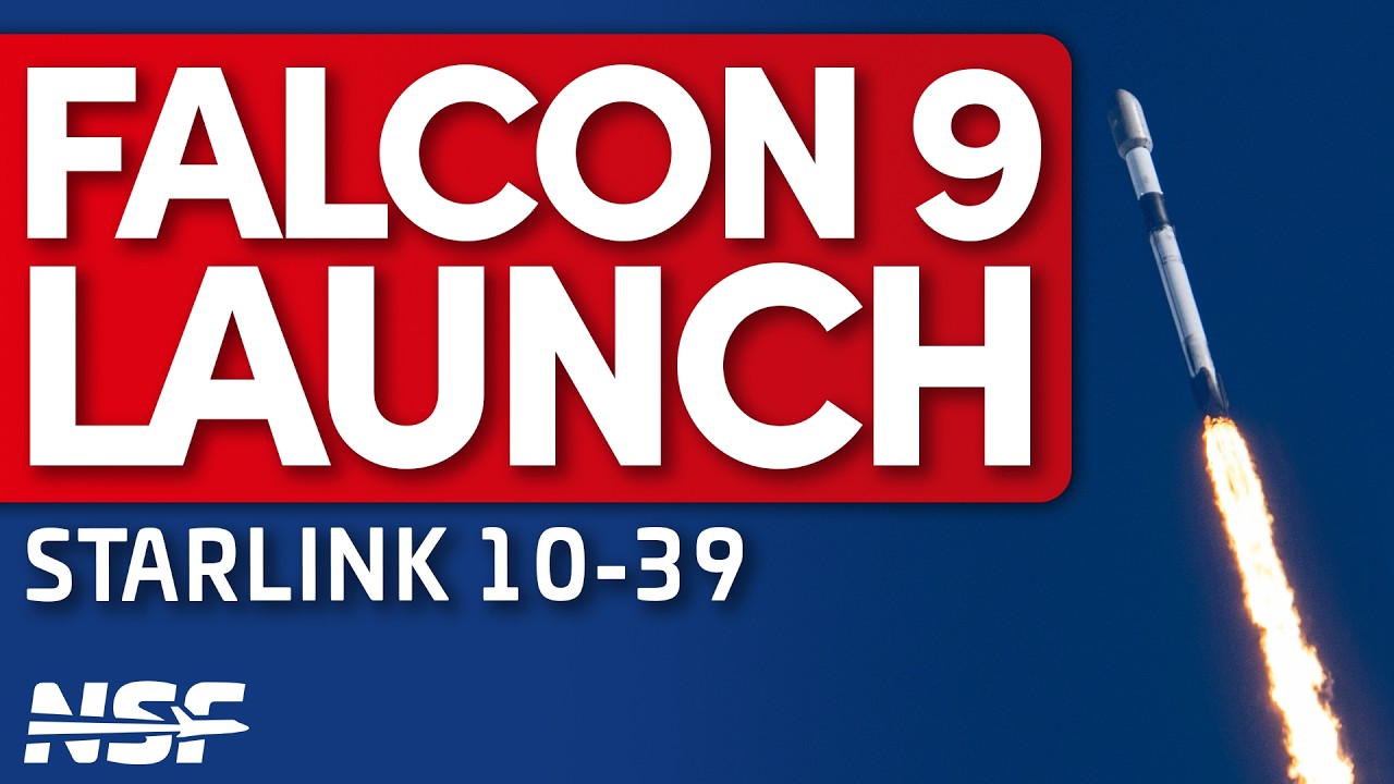 SpaceX Launches Falcon 9 Starlink 10-39 - Second Attempt video thumbnail