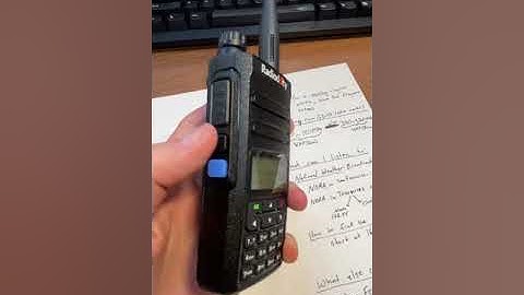 How to use GD-77 radio (simple analog guide: scan weather, ham, police stations, etc.)