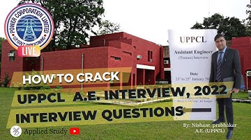 Uppcl AE Interview 2022 | Mock Interview | Previous Year Interview Questions | UPPCL AE / SDO