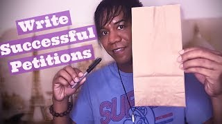 How To Write Successful Petitions | Powerful Writing | Simple Manifesting