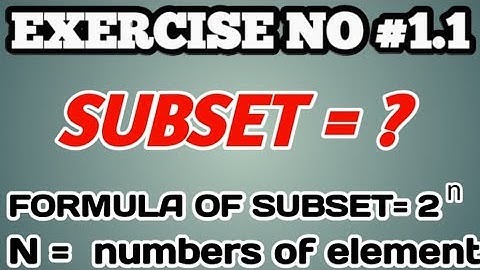 FIND ALL POSSIBLE SUBSETS