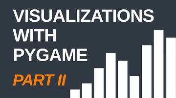 Visualizations with Pygame - Part II