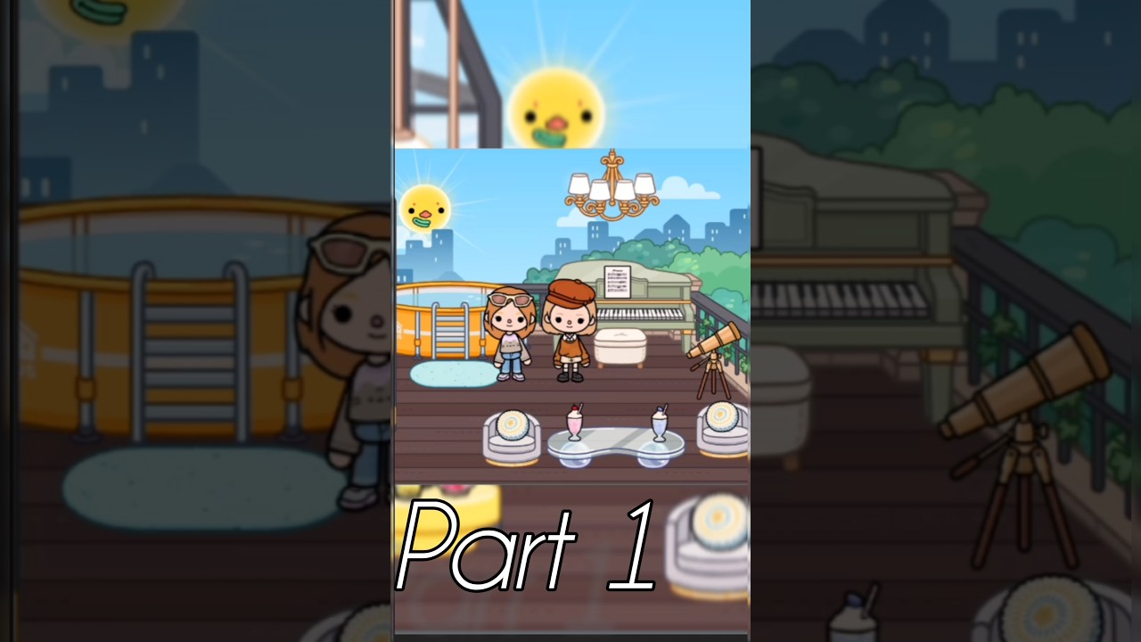 |big sister V/S small sister | toca mini story | part 1|