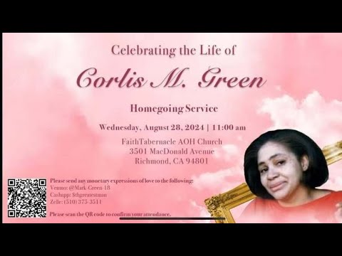 Homegoing Service of Corlis M Green - YouTube