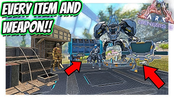 ARK GENESIS 2 EVERY NEW WEAPON & ITEM, HOW THEY WORK AND WHAT THEY DO!! || Ark Survival Evolved!
