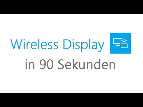 Microsoft Bildung - Erklärvideo: Wireless Display in 90 Sekunden