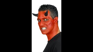 4172N - "BLACK DEVIL HORNS" in professional quality with glue tube