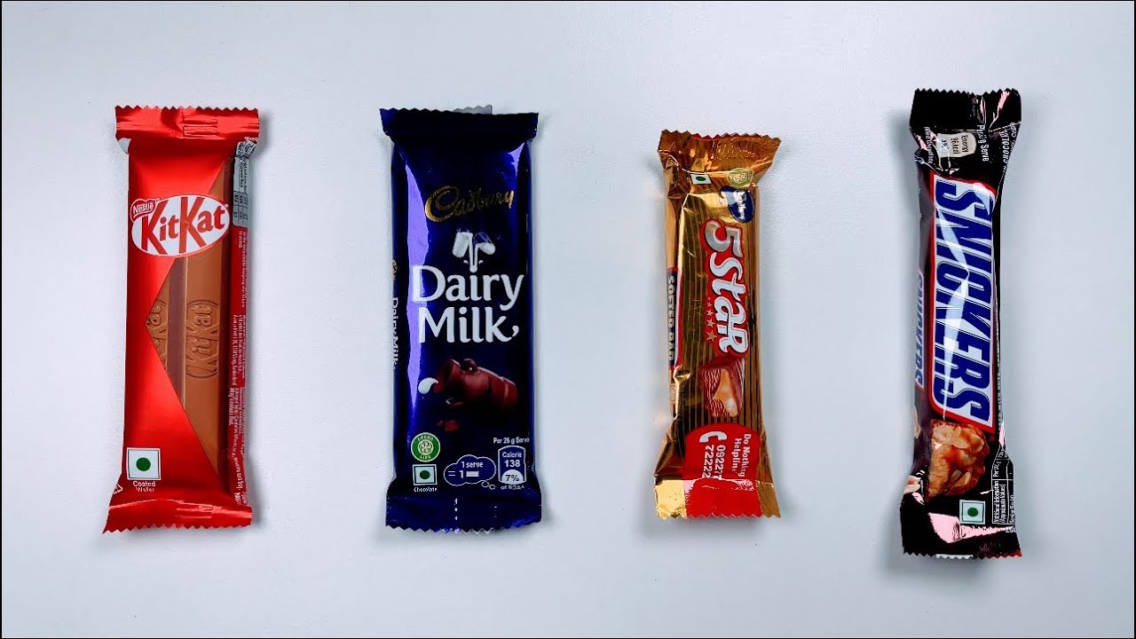 The BIG Four: Dairy Milk, KitKat, Snickers & 5-Star! 🍫✨