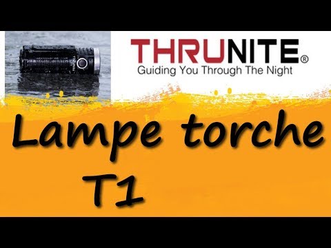 Présentation de la T1 de Thrunite