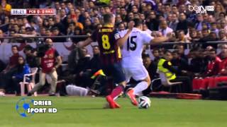 المباراة كاملة ريال مدريد وبرشلونة   نهائي كأس الملك  رؤوف خليف 
