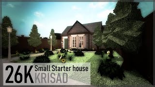 Bloxburg Speed Build: Small Starter House 26K (No gamepasses)