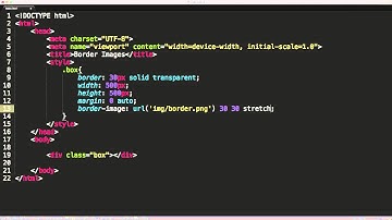 CSS3 Border Images Tutorial, CSS3 Ninja Training