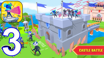 Archers Hole: Castle Battle - Gameplay Walkthrough Part 3 Tutorial Stick Archery Bastion Defense