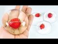 How to Make Strawberry Raindrop Cake ! Water Jelly Cake Recipe (Ooho) Satisfying Video