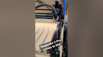 Shapeoko 5 Pro comes to life! #woodworking