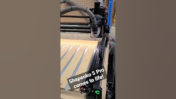 Shapeoko 5 Pro comes to life! #woodworking