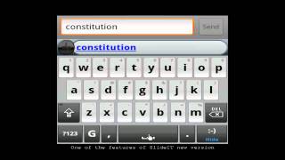 SlideIT Keyboard - Revolution!! New way to write text screenshot 3