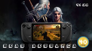 The Witcher 3 v1.32 on Steam Deck! Easily switch to the original version! Best Settings \& Gameplay!