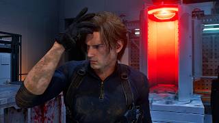 Resident Evil Requiem - LEON vs HUNK and THE ELITE GUARDS (No Damage, Perfect Parry)