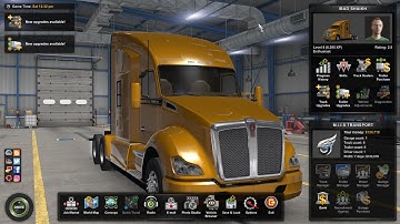 American Truck Simulator | Fresno to Los Angeles | Backhoe Loader | Gameplay On Apple MacBook Air M1